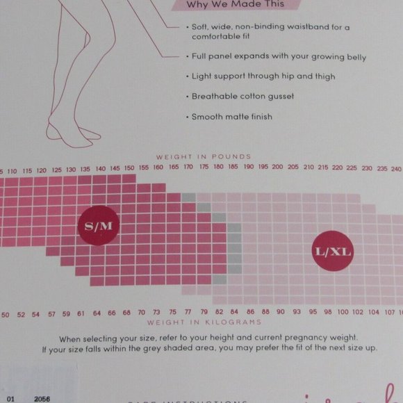 Isabel Maternity by Ingrid & Isabel Opaque Tights - Black - Picture 8 of 9